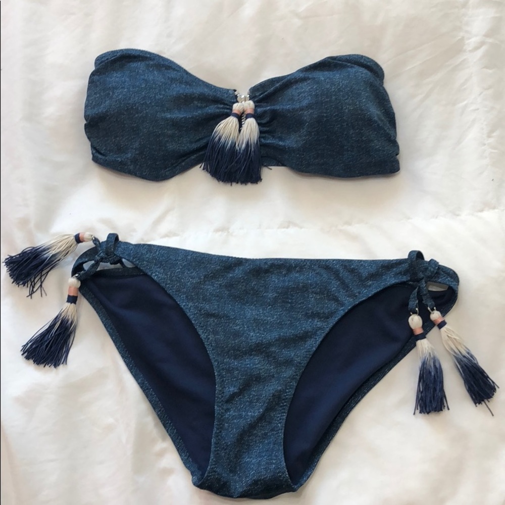 Blue “denim” bikini